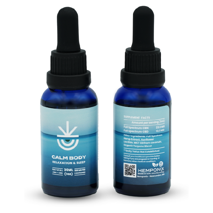 Hemponix Calm Body CBN/CBD Tincture [700/400mg]
